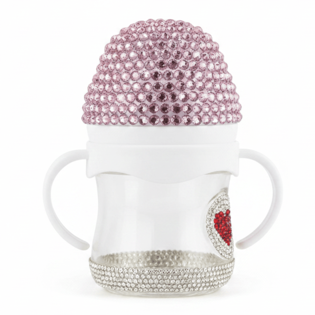 Crystal Crown Baby Glass Feeding Bottle – 120ml | Pink Diamond Edition - Al Kabayel Discount CentreCrystal Crown Baby Glass Feeding Bottle – 120ml | Pink Diamond EditionBaby ProductsAKDCAl Kabayel Discount Centre