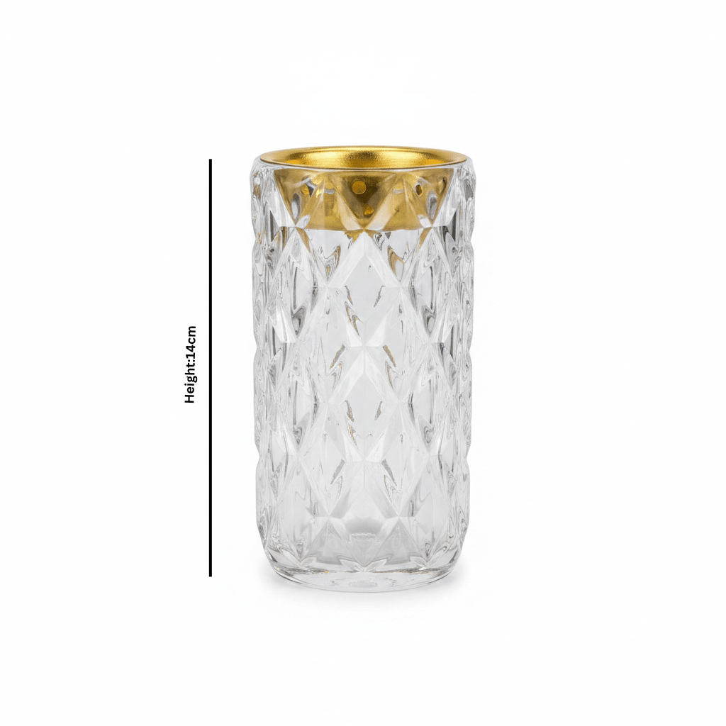 Crystal Diamond-Cut Glass Incense Burner - 14cm - Al Kabayel Discount CentreCrystal Diamond-Cut Glass Incense Burner - 14cmIncense BurnerAKDCAl Kabayel Discount Centre