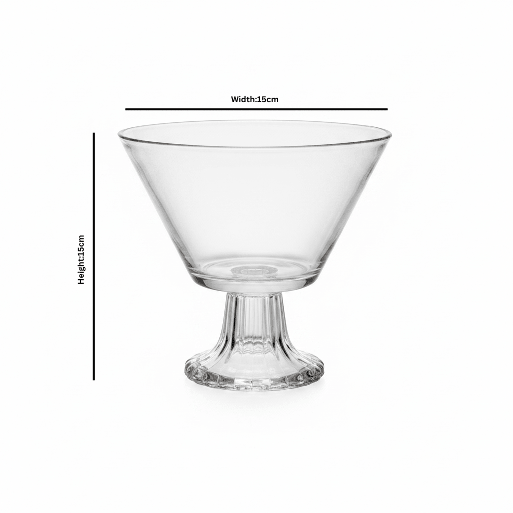 Crystal Glass Footed Candy Bowl - 15×15 cm - Al Kabayel Discount CentreCrystal Glass Footed Candy Bowl - 15×15 cmBowlsAKDCAl Kabayel Discount Centre