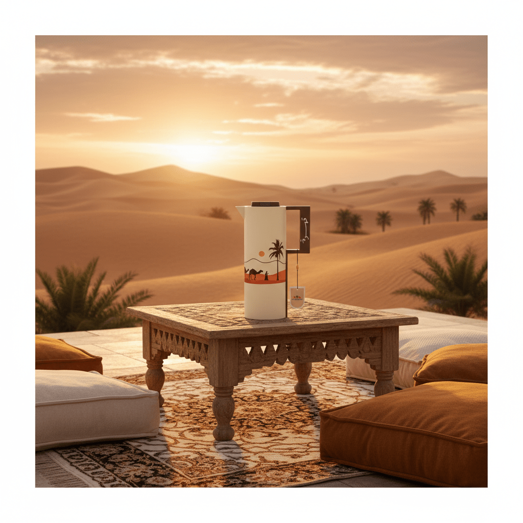Crystal House Cream Vacuum Flask – Arabian Desert Edition | 1 Litre - Al Kabayel Discount CentreCrystal House Cream Vacuum Flask – Arabian Desert Edition | 1 LitreThermosCRYSTAL HOUSEAl Kabayel Discount Centre