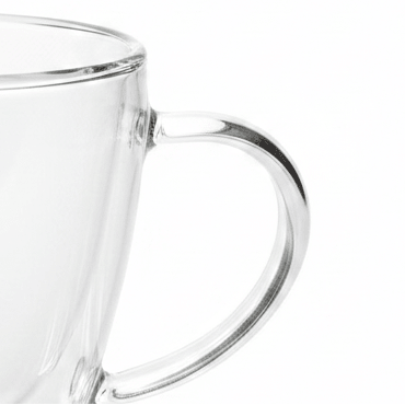 Cuisine Art Double Wall Glass Cup & Saucer Set – 180ml | Pack of 2 - Al Kabayel Discount CentreCuisine Art Double Wall Glass Cup & Saucer Set – 180ml | Pack of 2Tea CupsCUSINE ARTAl Kabayel Discount Centre