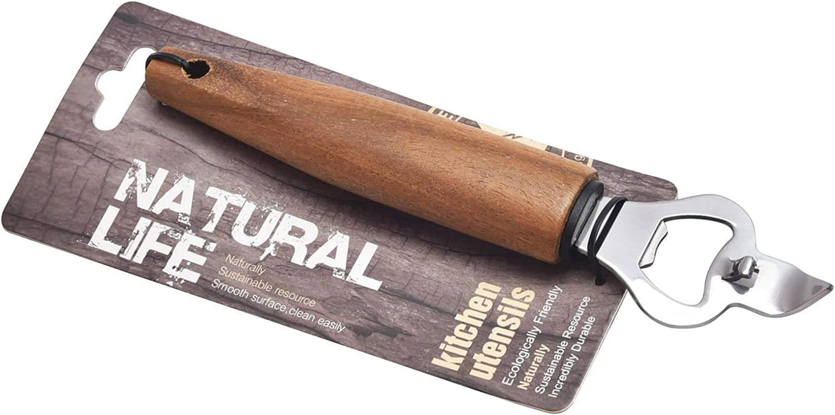 Cuisine Art Stainless Steel Bottle Opener with Acacia Wood Handle - 20cm - Silver & Brown - Al Kabayel Discount CentreCuisine Art Stainless Steel Bottle Opener with Acacia Wood Handle - 20cm - Silver & BrownKitchen Utensils & GadgetsCUISINE ARTAl Kabayel Discount Centre