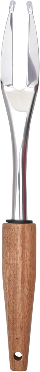 Cuisine Art Stainless Steel Fork with Acacica Wood Handle - 33cmX3.5cm - Silver & Brown - Al Kabayel Discount CentreCuisine Art Stainless Steel Fork with Acacica Wood Handle - 33cmX3.5cm - Silver & BrownKitchen Utensils & GadgetsCUISINE ARTAl Kabayel Discount Centre