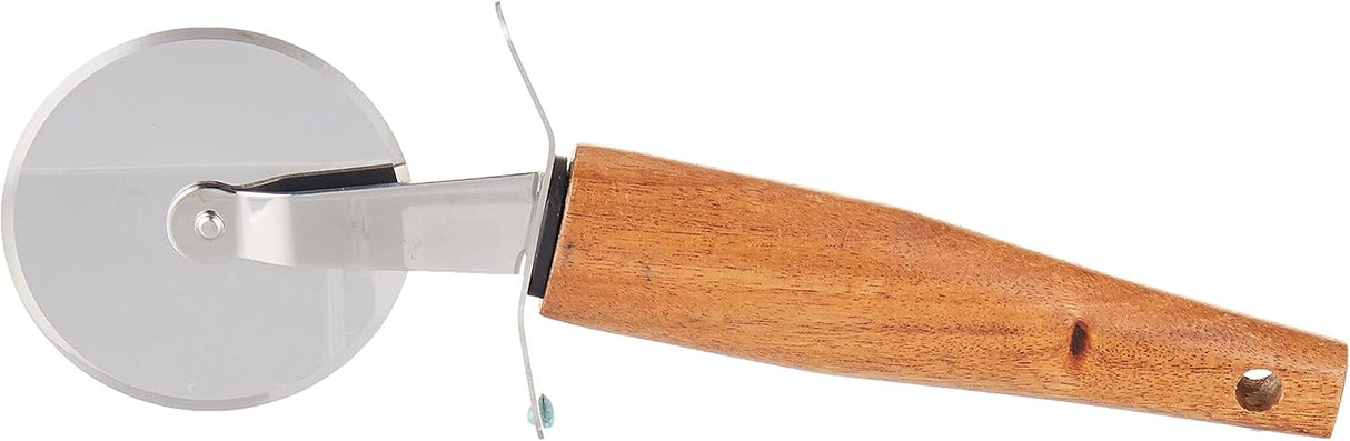 Cuisine Art Stainless Steel Pizza Cutter with Acacia Wood Handle - 22cmX7cm - Silver & Brown - Al Kabayel Discount CentreCuisine Art Stainless Steel Pizza Cutter with Acacia Wood Handle - 22cmX7cm - Silver & BrownKitchen Utensils & GadgetsCUISINE ARTAl Kabayel Discount Centre