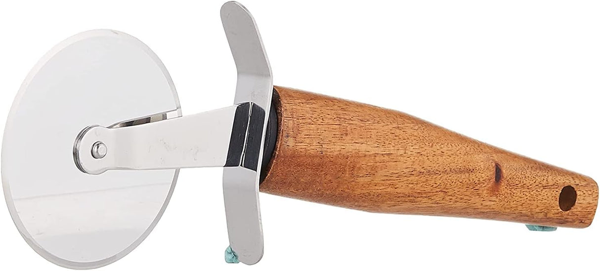 Cuisine Art Stainless Steel Pizza Cutter with Acacia Wood Handle - 22cmX7cm - Silver & Brown - Al Kabayel Discount CentreCuisine Art Stainless Steel Pizza Cutter with Acacia Wood Handle - 22cmX7cm - Silver & BrownKitchen Utensils & GadgetsCUISINE ARTAl Kabayel Discount Centre