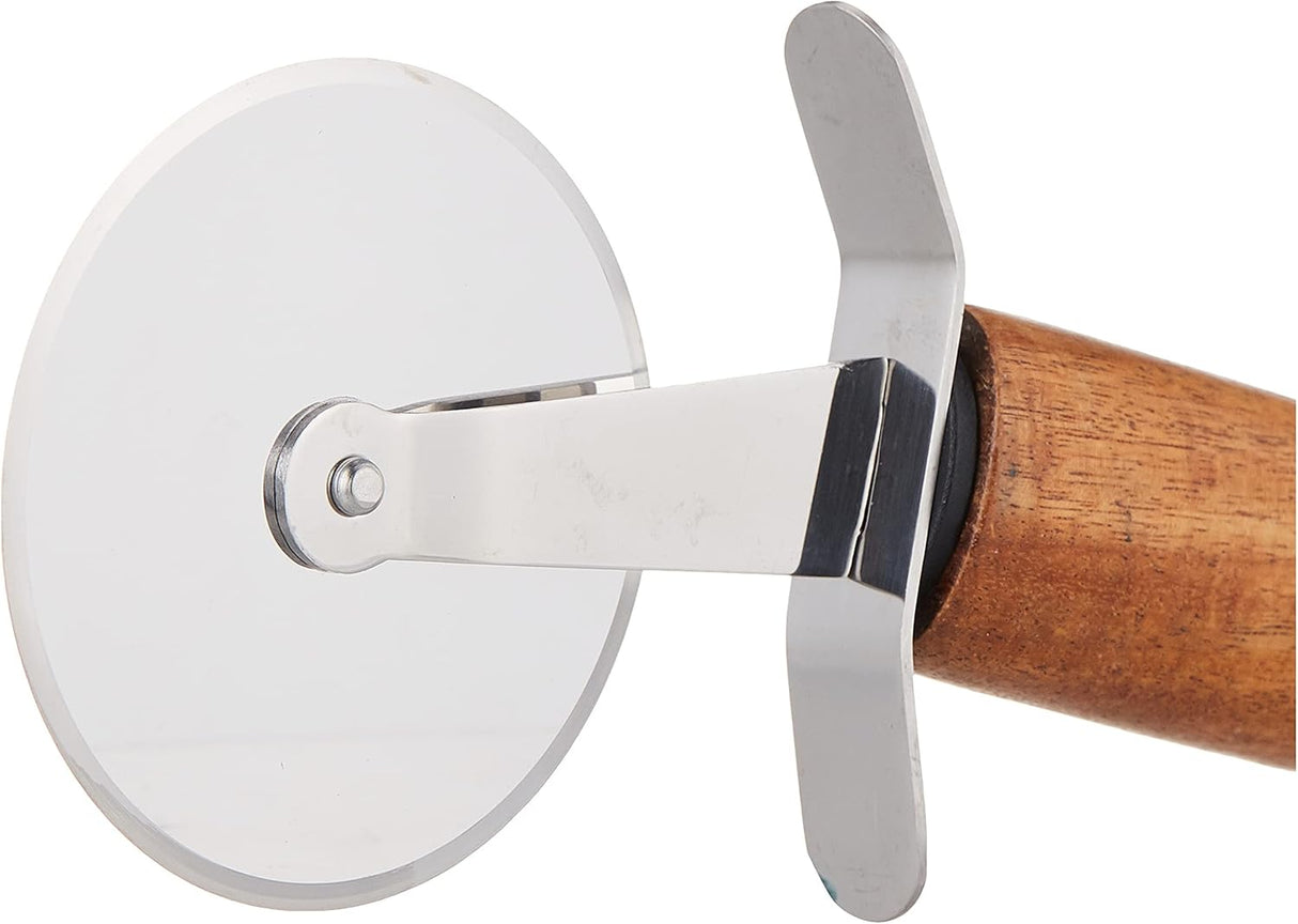 Cuisine Art Stainless Steel Pizza Cutter with Acacia Wood Handle - 22cmX7cm - Silver & Brown - Al Kabayel Discount CentreCuisine Art Stainless Steel Pizza Cutter with Acacia Wood Handle - 22cmX7cm - Silver & BrownKitchen Utensils & GadgetsCUISINE ARTAl Kabayel Discount Centre