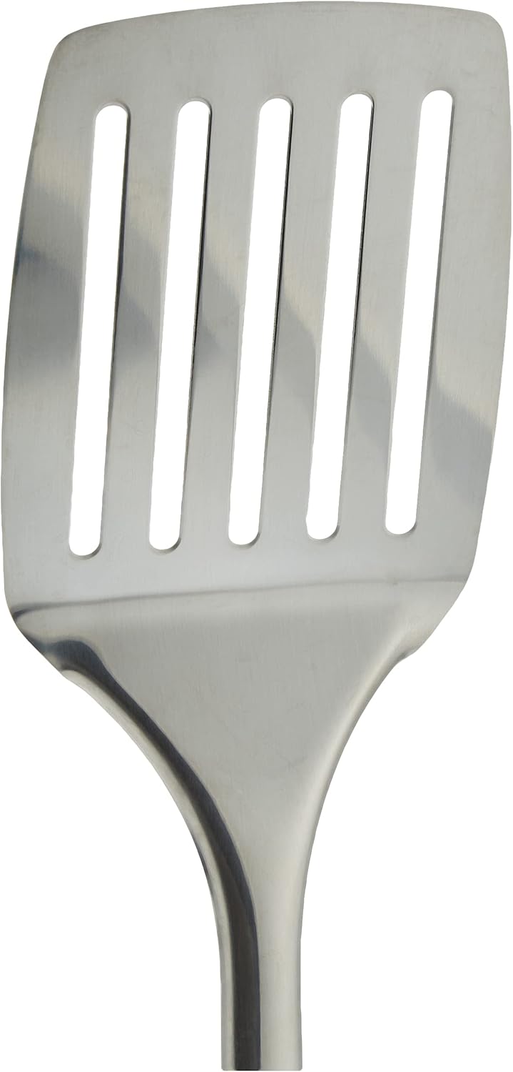 Cuisine Art Stainless Steel Slotted Turner with Acacia Wood Handle - 34cmX8cm - Silver & Brown - Al Kabayel Discount CentreCuisine Art Stainless Steel Slotted Turner with Acacia Wood Handle - 34cmX8cm - Silver & BrownKitchen Utensils & GadgetsCUISINE ARTAl Kabayel Discount Centre