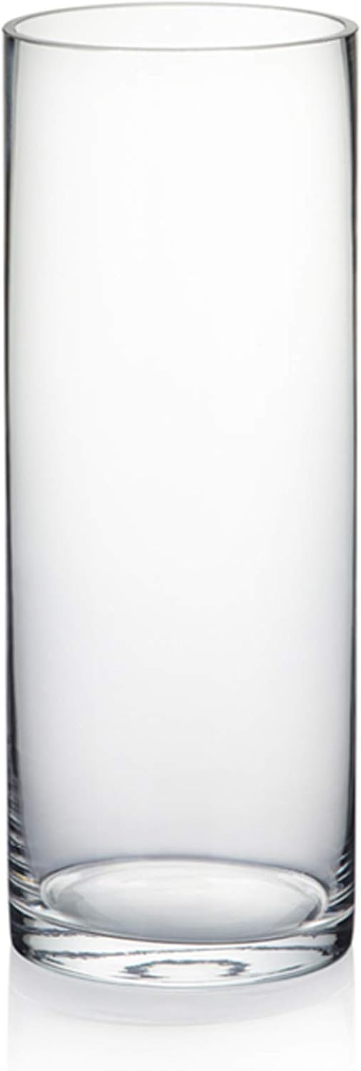 Cylinder Vase, 3" W x 8"H, Clear Skinny Narrow Glass Bud Vase for Wedding Party Flowers Centerpieces Home Office Decor, 1 Piece - Al Kabayel Discount CentreCylinder Vase, 3" W x 8"H, Clear Skinny Narrow Glass Bud Vase for Wedding Party Flowers Centerpieces Home Office Decor, 1 PieceAl Kabayel Discount CenterAl Kabayel Discount Centre