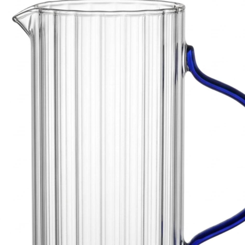 Luhpar Ribbed Glass Jug – 1200ml
