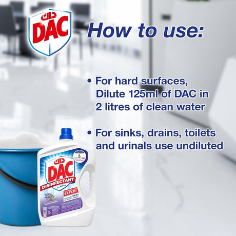 Dac Disinfectant Lavender 1.5Litre - Al Kabayel Discount CentreDac Disinfectant Lavender 1.5LitreHome SuppliesDACAl Kabayel Discount Centre