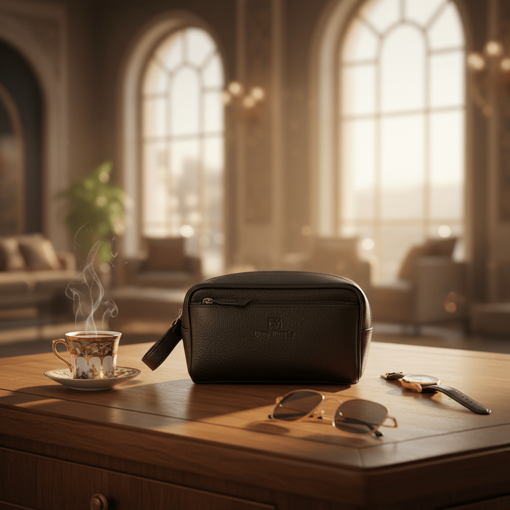 Dany Morris Black Elegant Leather Handbag Pouch 20×10 cm Compact and Sophisticated Daily Carry Option - Al Kabayel Discount CentreDany Morris Black Elegant Leather Handbag Pouch 20×10 cm Compact and Sophisticated Daily Carry OptionPouchesDANY MORRISAl Kabayel Discount Centre