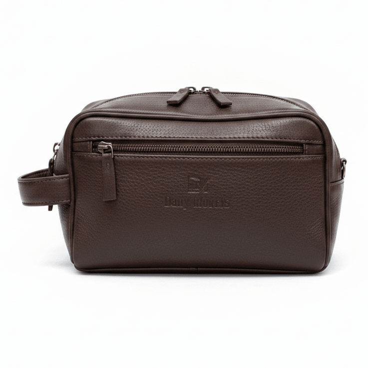 Dany Morris Brown Leather Handbag Pouch 20×10 cm Simple Durable Design for Convenient Everyday Use - Al Kabayel Discount CentreDany Morris Brown Leather Handbag Pouch 20×10 cm Simple Durable Design for Convenient Everyday UsePouchesDANY MORRISAl Kabayel Discount Centre