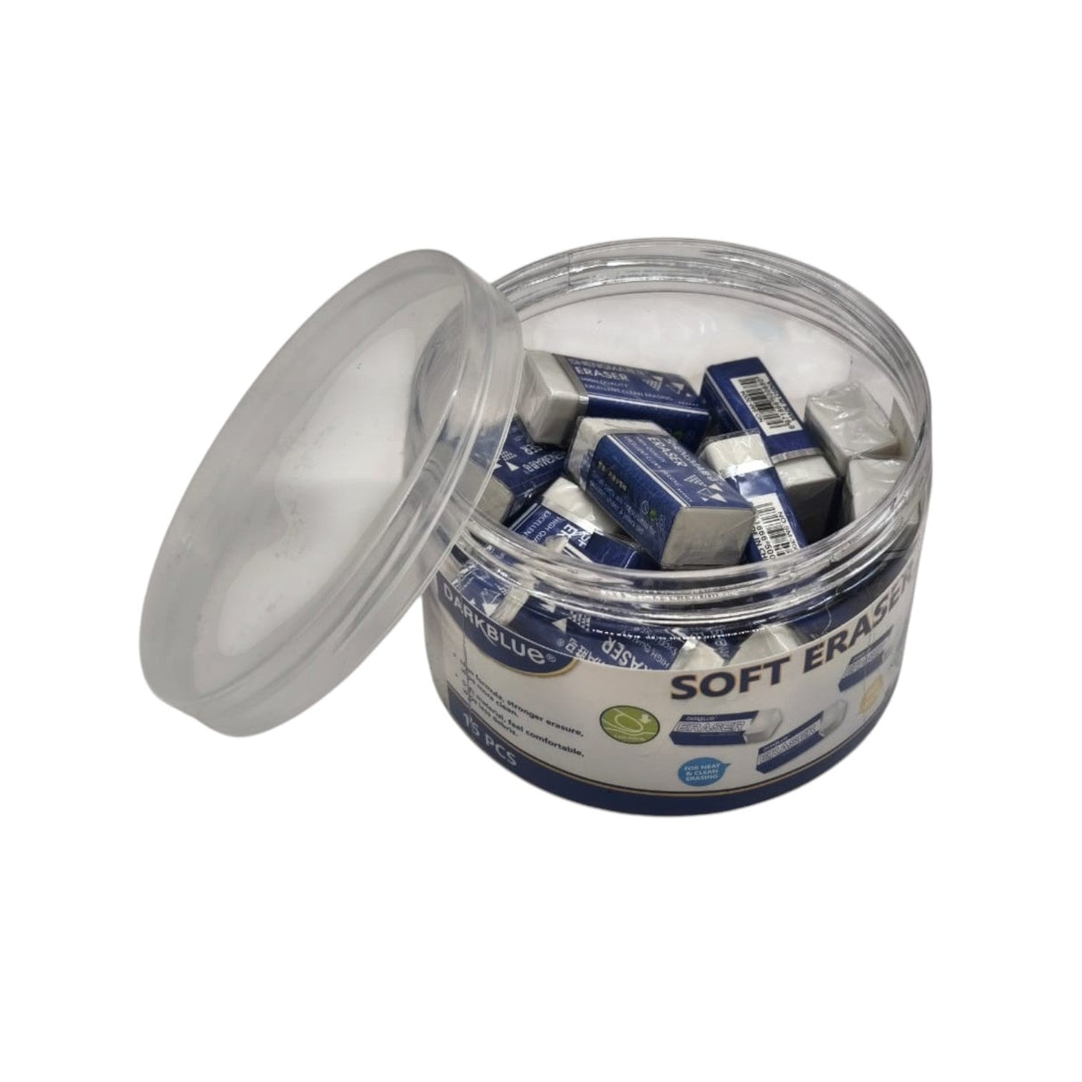 Dark Blue Soft Eraser Stronger Dust - Free Erasure Wipe More Clean Set Of 15pcs - Al Kabayel Discount CentreDark Blue Soft Eraser Stronger Dust - Free Erasure Wipe More Clean Set Of 15pcsErasers & SharpenersDARK BLUEAl Kabayel Discount Centre