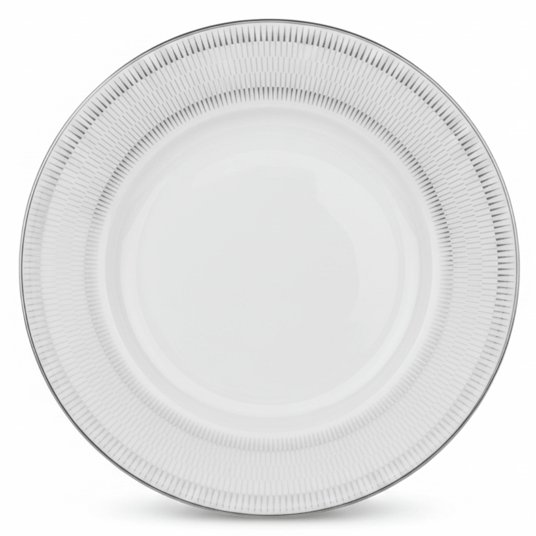 Decopor White Porcelain Side Plate with Silver Rim | 6 Inch | Premium Tableware - Al Kabayel Discount CentreDecopor White Porcelain Side Plate with Silver Rim | 6 Inch | Premium TablewarePlatesDECOPORAl Kabayel Discount Centre