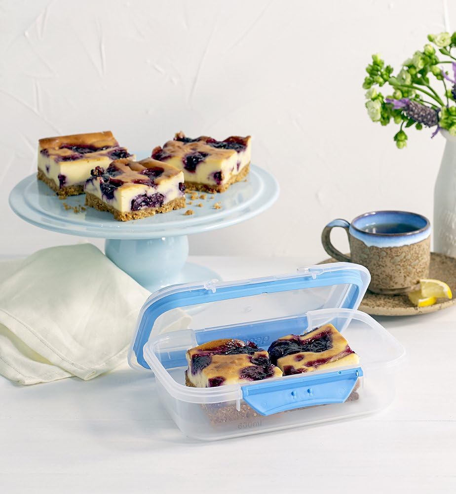 Décor Match - ups Clips Oblong Food Storage Container Plastic , Blue, 600 ml, 231800 - 006 - Al Kabayel Discount CentreDécor Match - ups Clips Oblong Food Storage Container Plastic , Blue, 600 ml, 231800 - 006Food ContainersDécorAl Kabayel Discount Centre