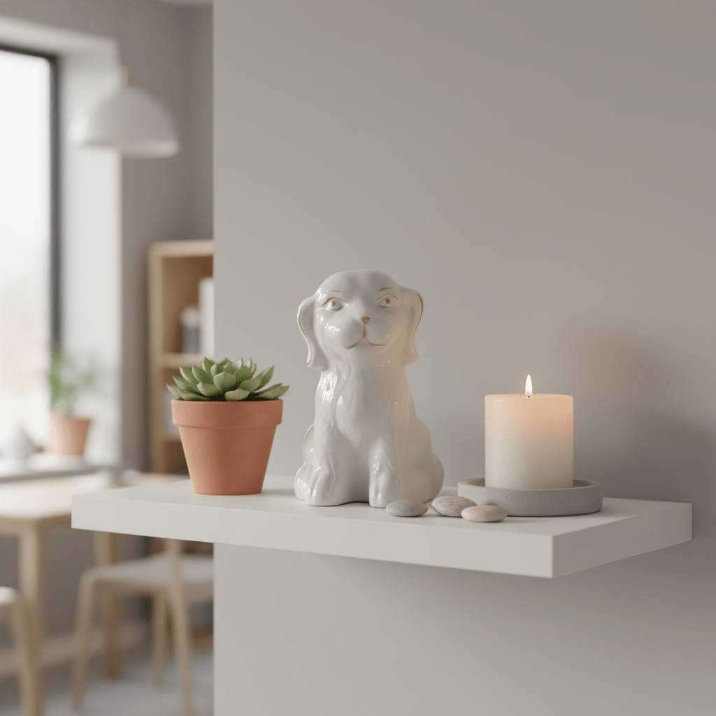 Decorative White Ceramic Dog Figurine with Multicolour Floral Pattern for Table Styling – 15cm - Al Kabayel Discount CentreDecorative White Ceramic Dog Figurine with Multicolour Floral Pattern for Table Styling – 15cmHome Décor AccentsAKDCAl Kabayel Discount Centre