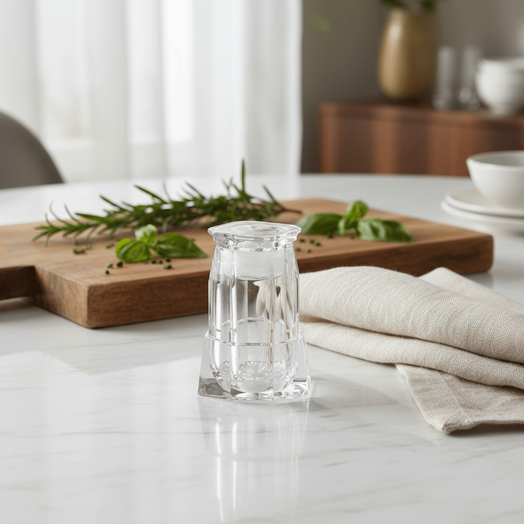 Delcasa Unique Designer Acrylic Salt & Pepper Shaker for Stylish Table Presentation – 10cm - Al Kabayel Discount CentreDelcasa Unique Designer Acrylic Salt & Pepper Shaker for Stylish Table Presentation – 10cmKitchen Utensils & GadgetsDELCASAAl Kabayel Discount Centre