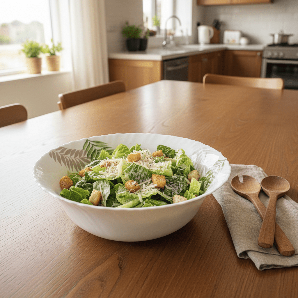 Delcasa White Opalware Large Serving Bowl with Leaf Design - 8 Inch - Al Kabayel Discount CentreDelcasa White Opalware Large Serving Bowl with Leaf Design - 8 InchBowlsDELCASAAl Kabayel Discount Centre