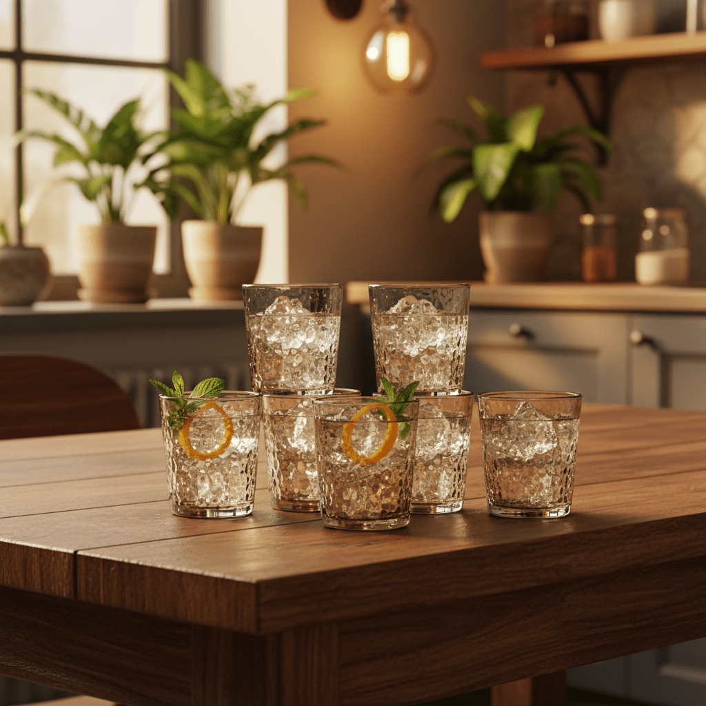 Deli Family Pack Clear Glass Tumblers – Durable Everyday Drinkware Set, 6 Pieces, 210 ml - Al Kabayel Discount CentreDeli Family Pack Clear Glass Tumblers – Durable Everyday Drinkware Set, 6 Pieces, 210 mlTumblersDELIAl Kabayel Discount Centre