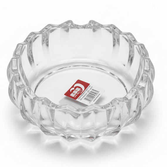 DELI Lotus Dew Design Glass Ashtray with Elegant Artistic Pattern – Premium Glass Ashtray for Tabletop Décor (12 cm) - Al Kabayel Discount CentreDELI Lotus Dew Design Glass Ashtray with Elegant Artistic Pattern – Premium Glass Ashtray for Tabletop Décor (12 cm)AshtraysDELIAl Kabayel Discount Centre