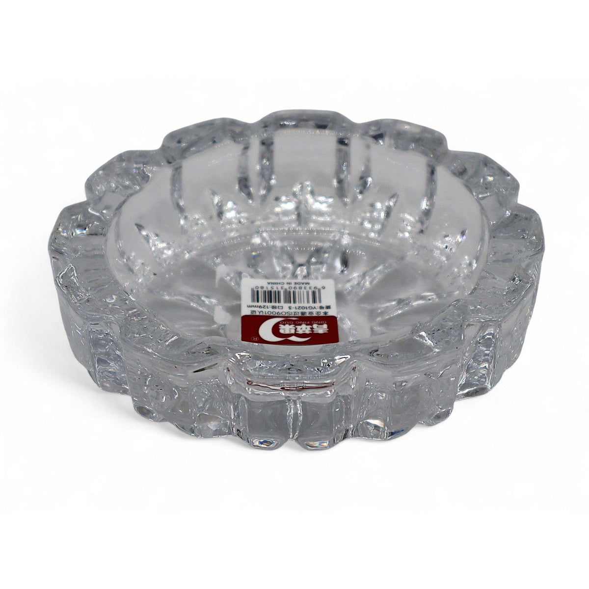 DELI Modern Round Glass Ashtray with Artistic Design – Strong & Stylish Clear Glass Smoking Accessory for Everyday Use – 13×4 cm - Al Kabayel Discount CentreDELI Modern Round Glass Ashtray with Artistic Design – Strong & Stylish Clear Glass Smoking Accessory for Everyday Use – 13×4 cmHome Décor AccentsDELIAl Kabayel Discount Centre