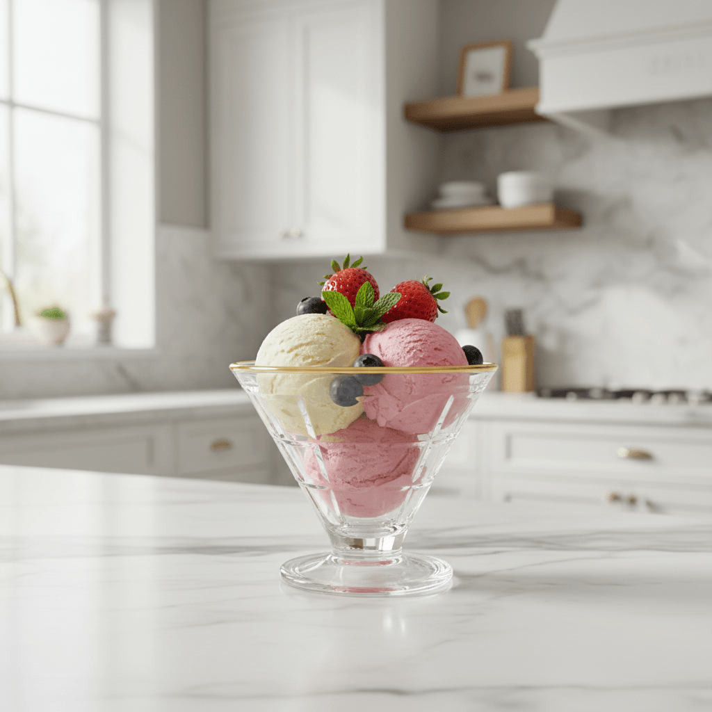 Delisoga Crystal Glass Ice Cream Cup 165ml – Diamond - Cut with Gold Rim - Al Kabayel Discount CentreDelisoga Crystal Glass Ice Cream Cup 165ml – Diamond - Cut with Gold RimTumblersDELISOGAAl Kabayel Discount Centre