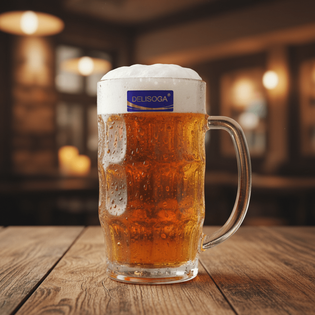Delisoga Designer Elegant Glass Beer Mug Premium Quality Clear Glass for Serving Drinks – 450 ml - Al Kabayel Discount CentreDelisoga Designer Elegant Glass Beer Mug Premium Quality Clear Glass for Serving Drinks – 450 mlMugsDELISOGAAl Kabayel Discount Centre