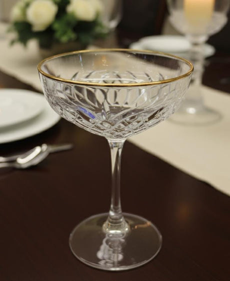 DELISOGA Premium Stem Glass Set – 6 Pieces of 260ml Clear Stylish Glassware for Wine, Juice, Cocktails and Dining Table - Al Kabayel Discount CentreDELISOGA Premium Stem Glass Set – 6 Pieces of 260ml Clear Stylish Glassware for Wine, Juice, Cocktails and Dining TableDrinkware SetsDELISOGAAl Kabayel Discount Centre