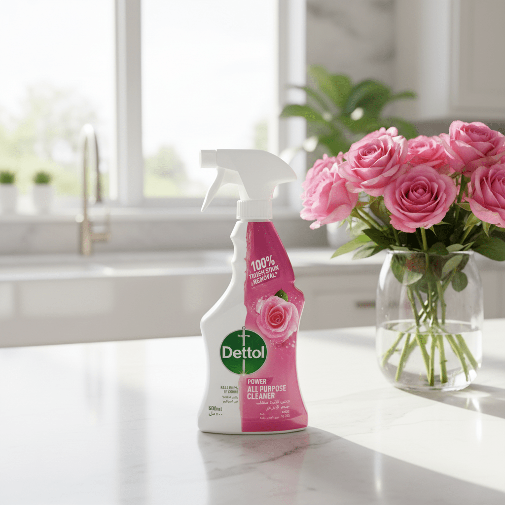 Dettol All Purpose Cleaner Rose Scent Spray - 500ml - Al Kabayel Discount CentreDettol All Purpose Cleaner Rose Scent Spray - 500mlHousehold CleaningDETTOLAl Kabayel Discount Centre