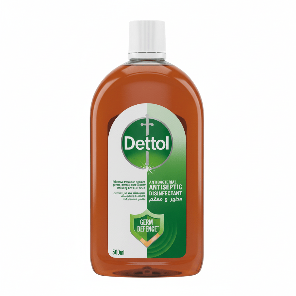 Dettol Antiseptic Antibacterial Disinfectant Liquid - 500ml - Al Kabayel Discount CentreDettol Antiseptic Antibacterial Disinfectant Liquid - 500mlHousehold CleaningDETTOLAl Kabayel Discount Centre