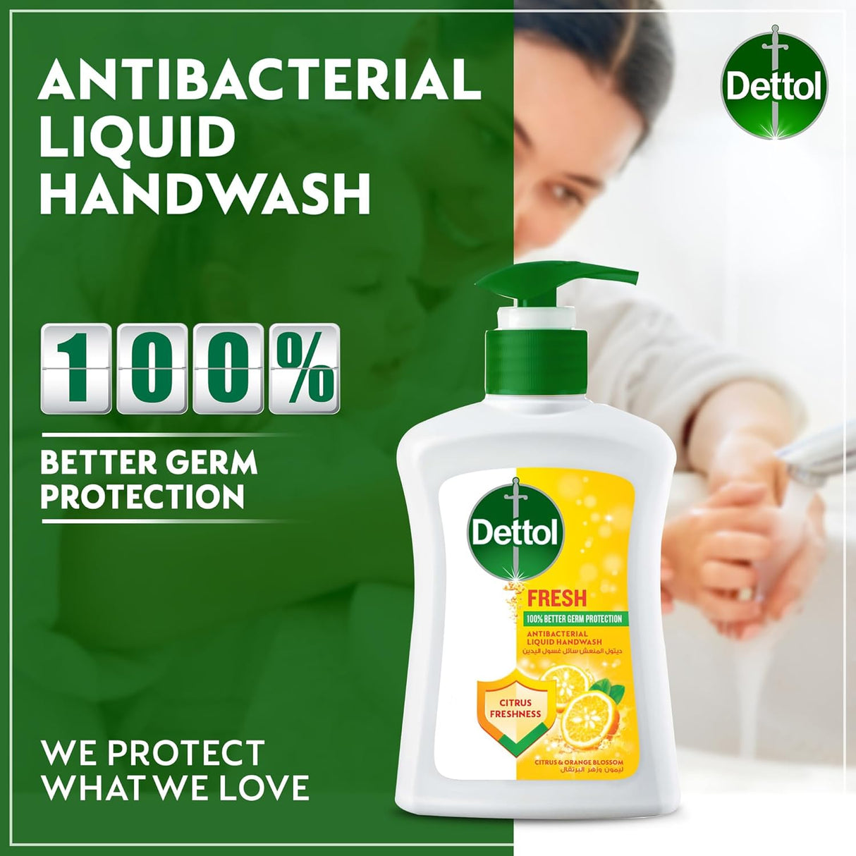 Dettol Fresh Liquid Handwash Pump, Citrus & Orange Blossom Scent, 200ml - Al Kabayel Discount CentreDettol Fresh Liquid Handwash Pump, Citrus & Orange Blossom Scent, 200mlHandwashDETTOLAl Kabayel Discount Centre
