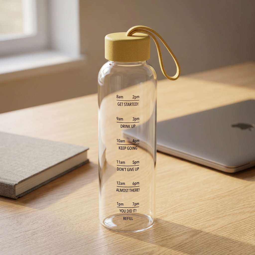 Ross Glass Water Bottle - 500ml