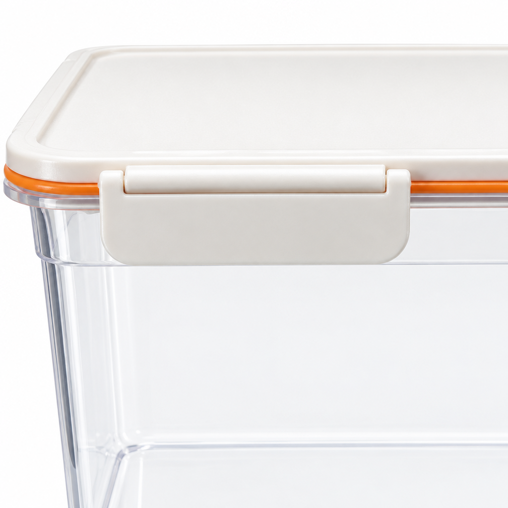 Plastic Airtight Storage Container with Locking Lid - 30×20cm