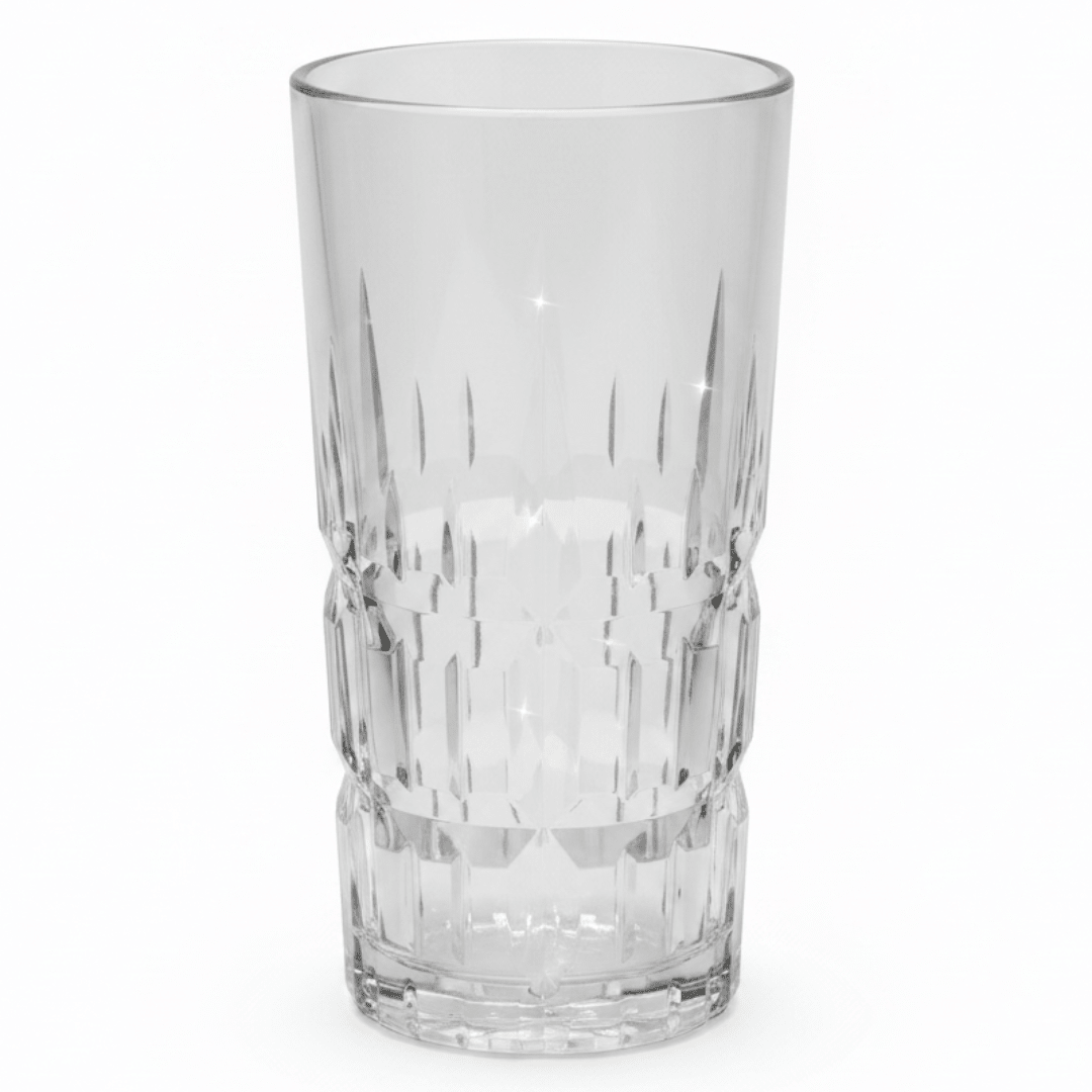 Diamond Cut Clear Acrylic Tumbler Glass - Premium Crystal Style Design Durable Drinkware for Everyday Use 350ml - Al Kabayel Discount CentreDiamond Cut Clear Acrylic Tumbler Glass - Premium Crystal Style Design Durable Drinkware for Everyday Use 350mlTumblersAKDCAl Kabayel Discount Centre