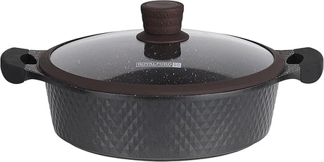 Die - Cast Cookware Set with Durable Granite Coating, RF10336 | 10 Pcs Cookware | Tempered Glass Lid | Heavy - Duty Bakelite Handles | Compatible with Multiple Hob - Al Kabayel Discount CentreDie - Cast Cookware Set with Durable Granite Coating, RF10336 | 10 Pcs Cookware | Tempered Glass Lid | Heavy - Duty Bakelite Handles | Compatible with Multiple HobCookware SetROYALFORDAl Kabayel Discount Centre