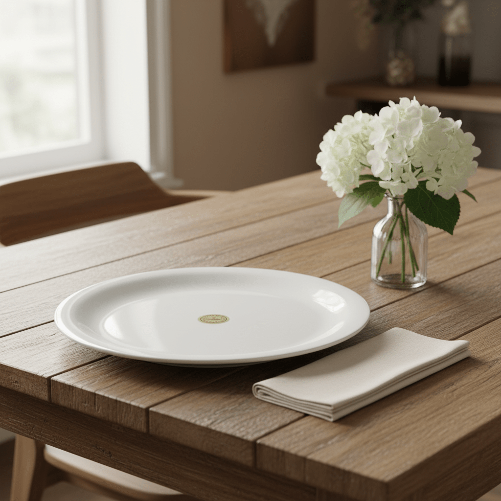 Dinewell Premium White Melamine Dinner Plate – 10.5 Inch - Al Kabayel Discount CentreDinewell Premium White Melamine Dinner Plate – 10.5 InchPlatesDINEWELLAl Kabayel Discount Centre
