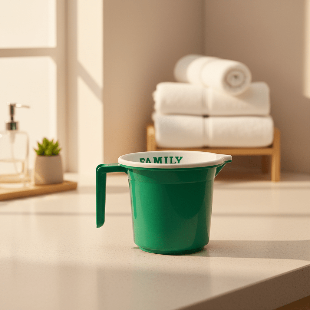 Divya Plastic Mug – 1500 ml – Green – Strong Plastic Mug for Bathroom, Kitchen & Utility Use - Al Kabayel Discount CentreDivya Plastic Mug – 1500 ml – Green – Strong Plastic Mug for Bathroom, Kitchen & Utility UseOrganizers & AccessoriesDIVYAAl Kabayel Discount Centre
