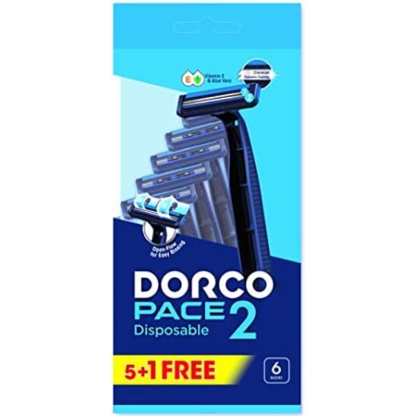Dorco 2 Blade disposable razors 5+1 - Al Kabayel Discount CentreDorco 2 Blade disposable razors 5+1Personal Care & Styling ToolsDORCOAl Kabayel Discount Centre