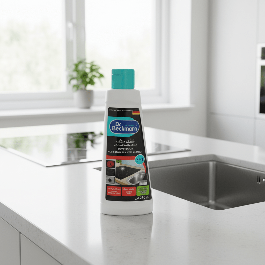 Dr. Beckmann Intensive Hob & Stainless Steel Cleaner - 250ml - Al Kabayel Discount CentreDr. Beckmann Intensive Hob & Stainless Steel Cleaner - 250mlHousehold CleaningDRBECKMANNAl Kabayel Discount Centre