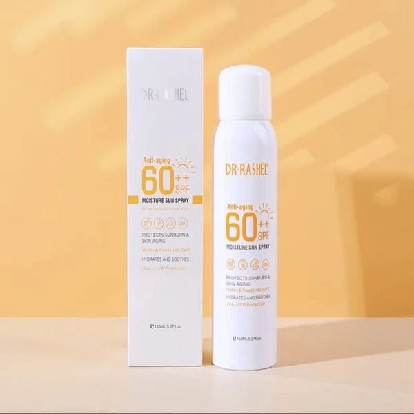 Dr.Rashel Anti - Aging & Moisture Sun Spray SPF 60++ - 150ml - Al Kabayel Discount CentreDr.Rashel Anti - Aging & Moisture Sun Spray SPF 60++ - 150mlSkin CareDR RASHELAl Kabayel Discount Centre