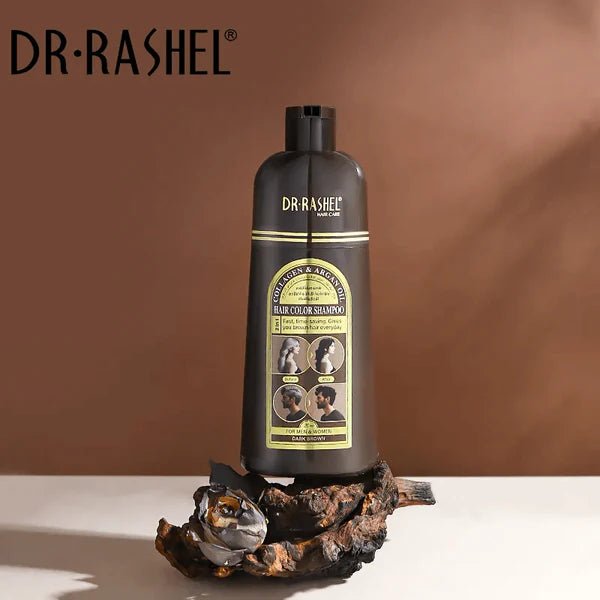 Dr.Rashel Collagen And Argan Oil Hair Color Shampoo Dark Brown - 400ml - Al Kabayel Discount CentreDr.Rashel Collagen And Argan Oil Hair Color Shampoo Dark Brown - 400mlSkin CareDR RASHELAl Kabayel Discount Centre