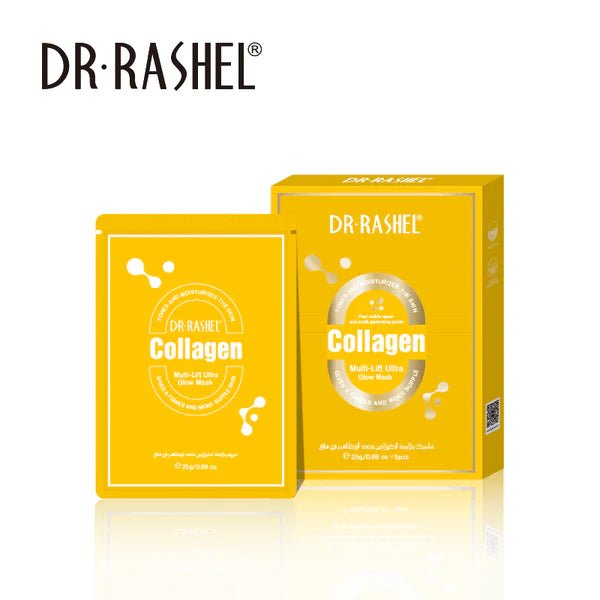 Dr.Rashel Collagen Multi - Lift Glow Mask - 10 Pcs 25g - Al Kabayel Discount CentreDr.Rashel Collagen Multi - Lift Glow Mask - 10 Pcs 25gSkin CareDR RASHELAl Kabayel Discount Centre