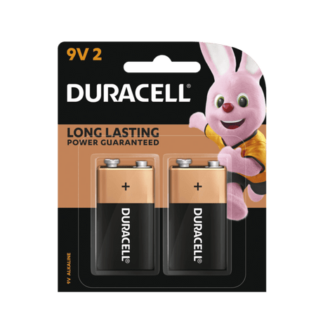 DURACELL 9V Alkaline Battery, Pack of 2 - Al Kabayel Discount CentreDURACELL 9V Alkaline Battery, Pack of 2BatteriesDURACELLAl Kabayel Discount Centre