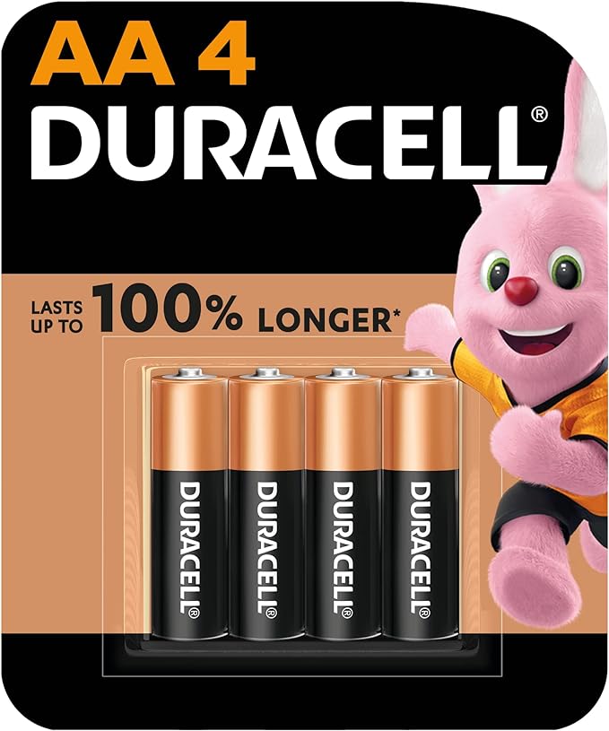 DURACELL AA Alkaline Batteries 1.5V, Pack of 4 - Al Kabayel Discount CentreDURACELL AA Alkaline Batteries 1.5V, Pack of 4BatteriesDURACELLAl Kabayel Discount Centre