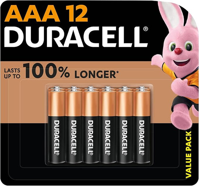 DURACELL AAA Alkaline Batteries 1.5V, Pack of 12 - Al Kabayel Discount CentreDURACELL AAA Alkaline Batteries 1.5V, Pack of 12BatteriesDURACELLAl Kabayel Discount Centre