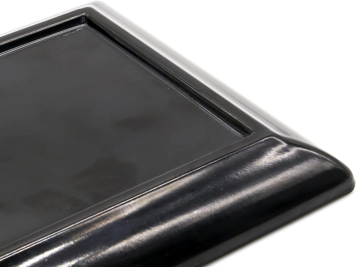 Dynasty Black Melamine Serving Tray Rectangle, BPA - free, Sleek Black Finish, Ideal to Serve Food, Fruits, Snacks, Dishes, Meals Kitchen Tableware Dining Home Decor. (20x13) - Al Kabayel Discount CentreDynasty Black Melamine Serving Tray Rectangle, BPA - free, Sleek Black Finish, Ideal to Serve Food, Fruits, Snacks, Dishes, Meals Kitchen Tableware Dining Home Decor. (20x13)AKDCAl Kabayel Discount Centre