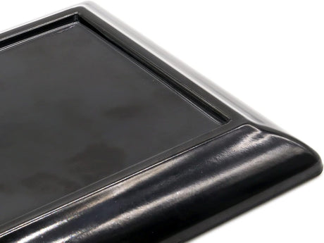 Dynasty Black Melamine Serving Tray Rectangle, BPA - free, Sleek Black Finish, Ideal to Serve Food, Fruits, Snacks, Dishes, Meals Kitchen Tableware Dining Home Decor. (20x13) - Al Kabayel Discount CentreDynasty Black Melamine Serving Tray Rectangle, BPA - free, Sleek Black Finish, Ideal to Serve Food, Fruits, Snacks, Dishes, Meals Kitchen Tableware Dining Home Decor. (20x13)AKDCAl Kabayel Discount Centre