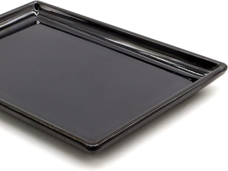 Dynasty Black Melamine Serving Tray Rectangle, BPA - free, Sleek Black Finish, Ideal to Serve Food, Fruits, Snacks, Dishes, Meals Kitchen Tableware Dining Home Decor. (20x13) - Al Kabayel Discount CentreDynasty Black Melamine Serving Tray Rectangle, BPA - free, Sleek Black Finish, Ideal to Serve Food, Fruits, Snacks, Dishes, Meals Kitchen Tableware Dining Home Decor. (20x13)AKDCAl Kabayel Discount Centre