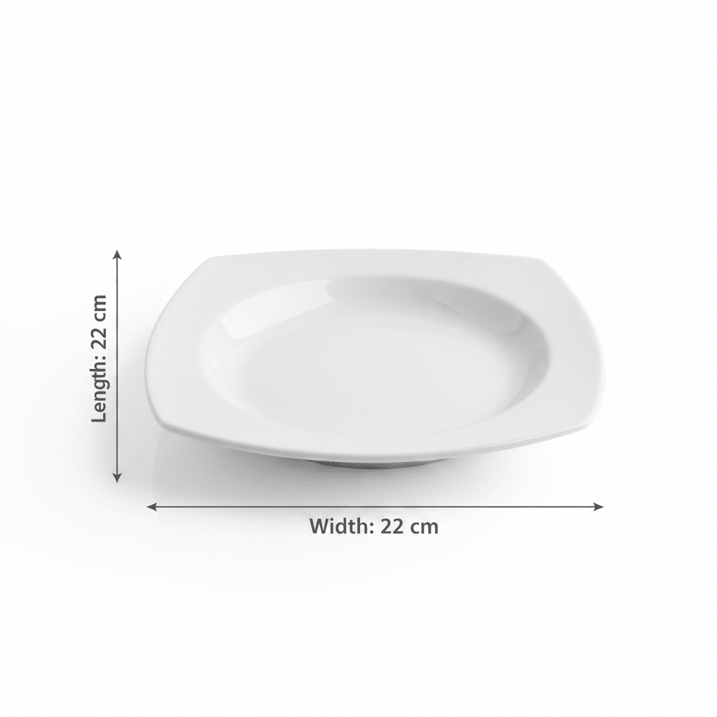 Dynasty Melamine Deep Plate – White – 22×22 cm - Al Kabayel Discount CentreDynasty Melamine Deep Plate – White – 22×22 cmPlatesDYNASTYAl Kabayel Discount Centre