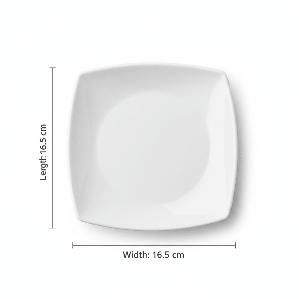 Dynasty Melamine Plate – White – 6.5" (16.5*16.5 cm) - Al Kabayel Discount CentreDynasty Melamine Plate – White – 6.5" (16.5*16.5 cm)PlatesDYNASTYAl Kabayel Discount Centre